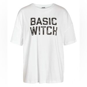 Noisy May “Basic Witch” Graphic Tee White – Size XL